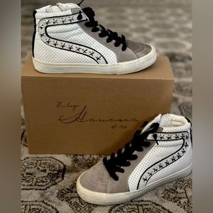 Vintage Havana, Gadol High, White/Taupe/Multi
